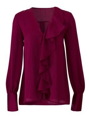 TJD The Jet Set Diaries Berry Nico Blouse S